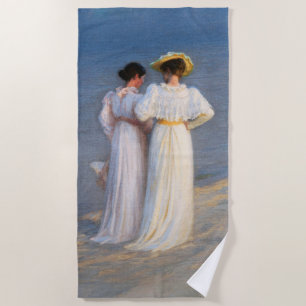 Kroyer - Summer Evening on Skagen Beach Closeup Towel