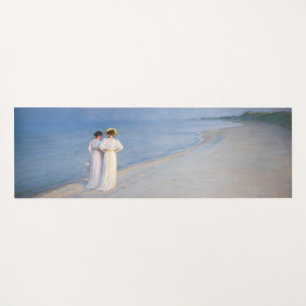 Kroyer - Summer Evening on Skagen Beach Yoga Mat