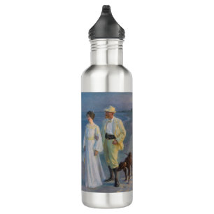 Kroyer - The Artist and his Wife on the Beach 710 Ml Water Bottle