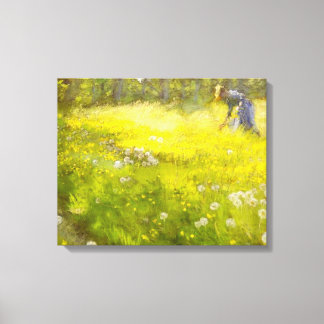 Kroyer's Garden at Skagen Canvas Print