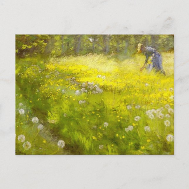 Kroyer's Garden at Skagen Postcard (Front)