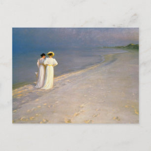 Kroyer's "Summer Afternoon on Skagen Beach" Postcard