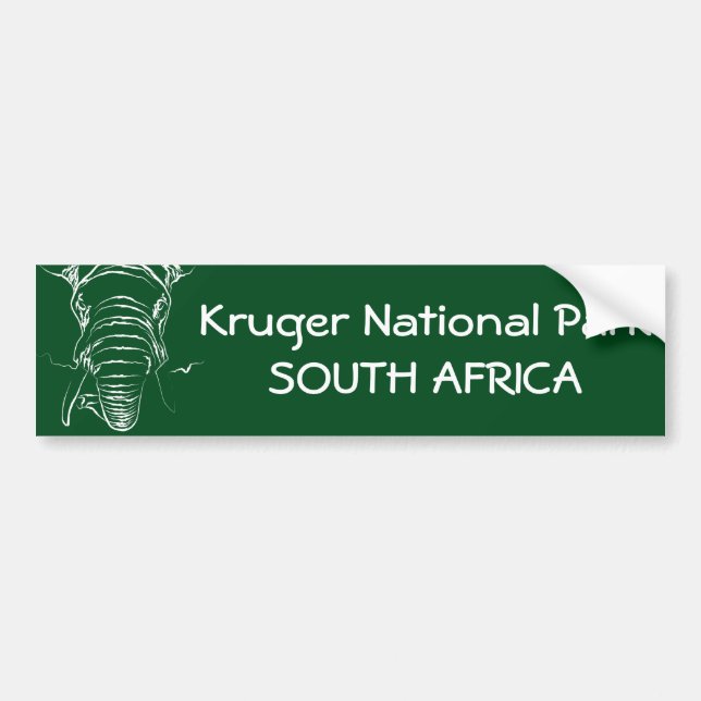 Kruger National Park Bumper Sticker (Front)