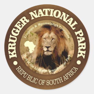 Kruger National Park (C) Classic Round Sticker