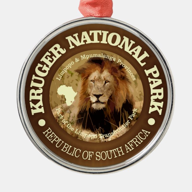 Kruger National Park (C) Metal Tree Decoration (Front)