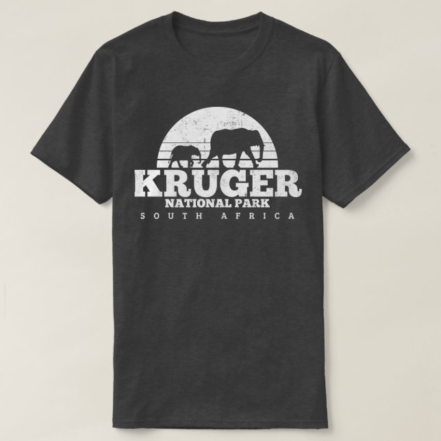 Kruger National Park Elephant T-Shirt (Design Front)