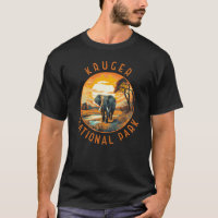 Kruger National Park South Africa Elephant Retro