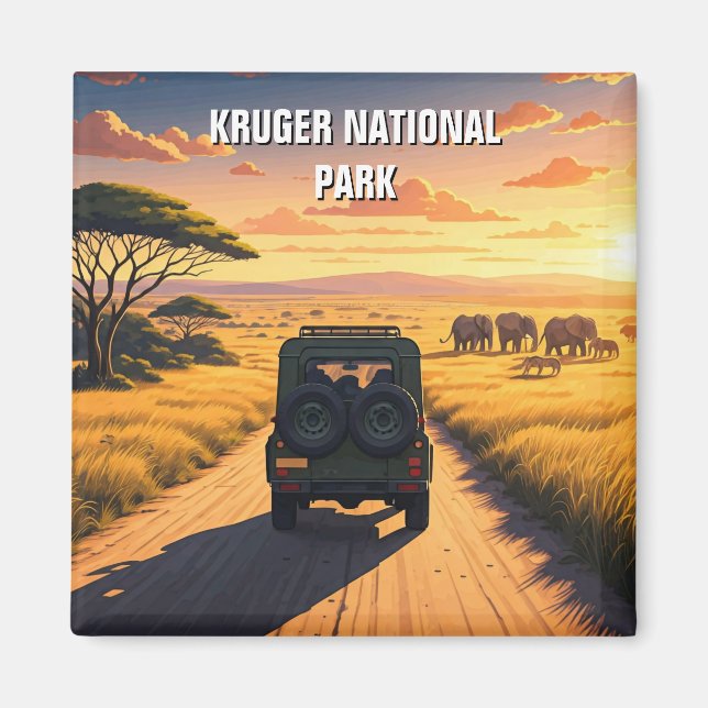 Kruger National Park South Africa Magnet (Front)