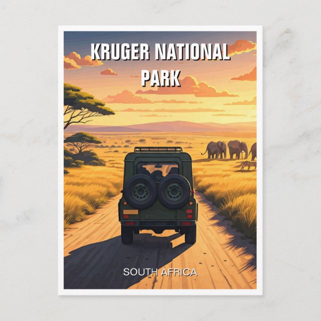 Kruger National Park South Africa Postcard (Front)