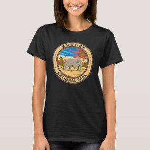 Kruger National Park White Rhinoceros Travel Art T-Shirt