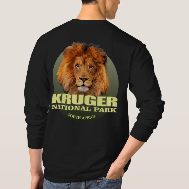 Kruger NP (Lion) WT T-Shirt (Back)