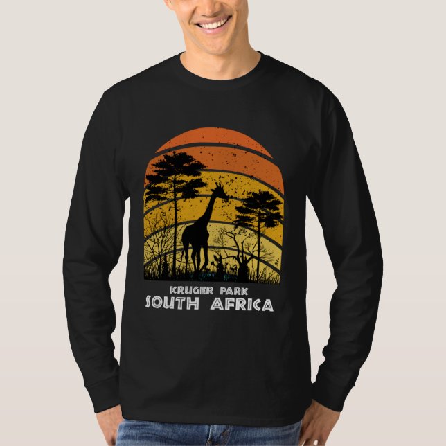 Kruger Park South Africa Safari National Park Game T-Shirt (Front)