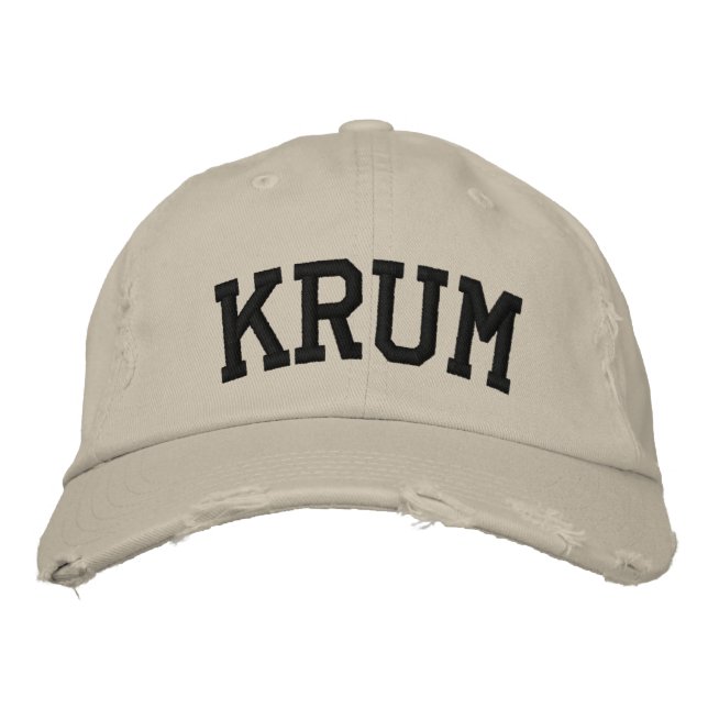 Krum Embroidered Hat (Front)