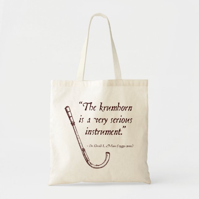 Krumhorn Tote Bag (Front)