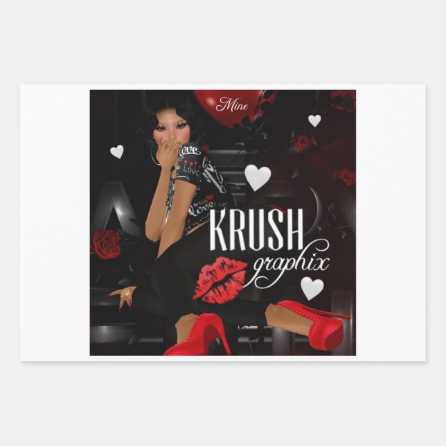 Krush Graphix by Ahsek Novel Gift Wrap 3 (Front)