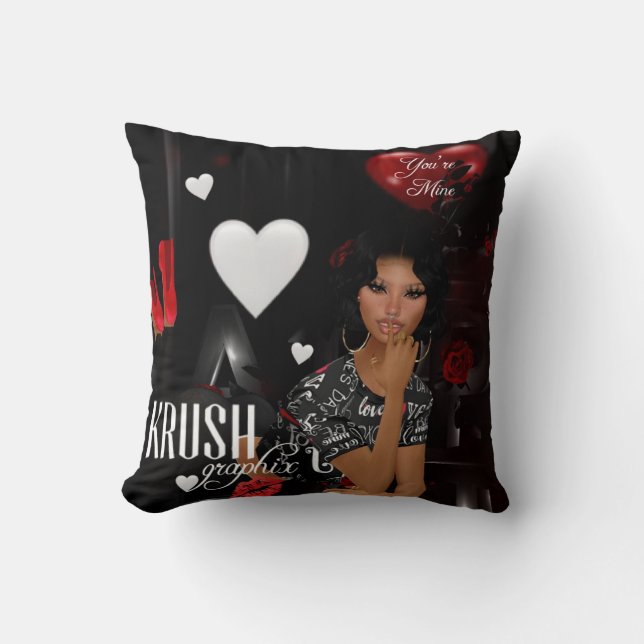 Krush Graphix by Ahsek Novel Pillow 4 (Front)