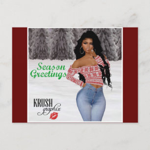 Krush Graphix by Ahsek Novel Postcard 10