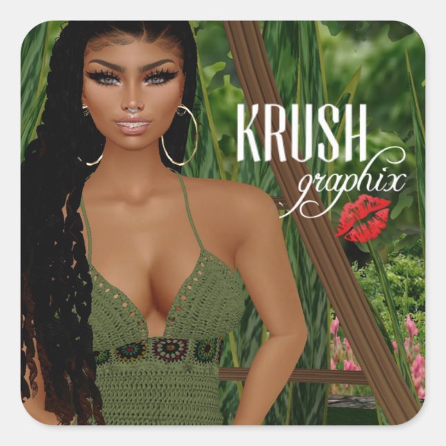 Krush Graphix by Ahsek Novel Stickers 58 (Front)