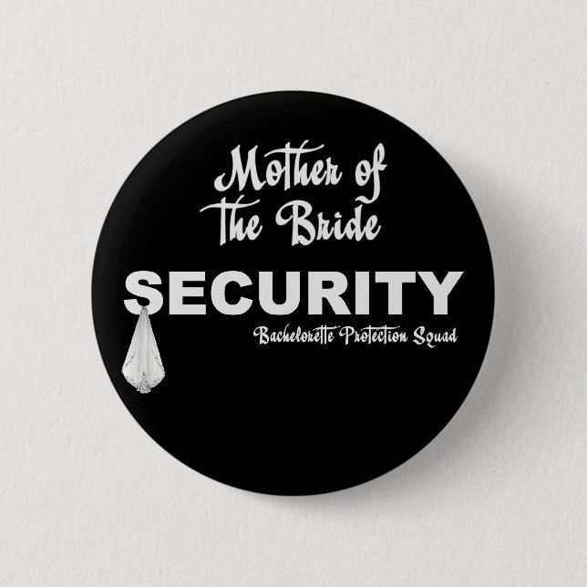 KRW Bachelorette Protection Squad 6 Cm Round Badge (Front)