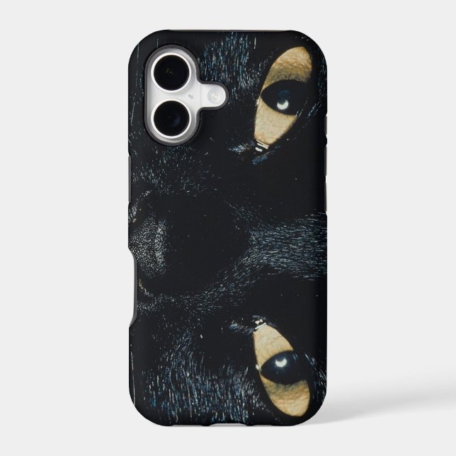 KRW Black Cat Face iPhone 5 Case (Back)