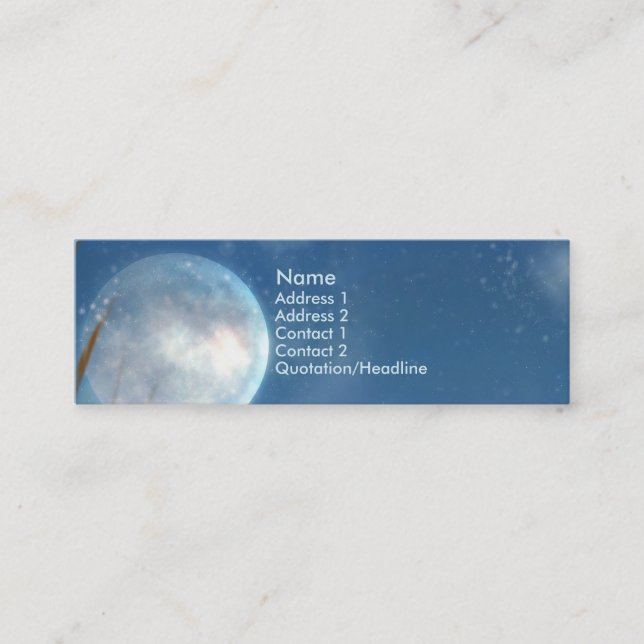KRW Blue Moon Fantasy Profile Card (Front)