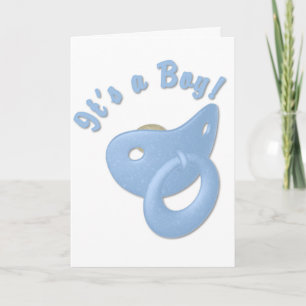 KRW Boy Pacifier Baby Shower Invitation