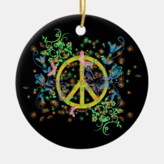 KRW Butterfly Peace Symbol Ornament