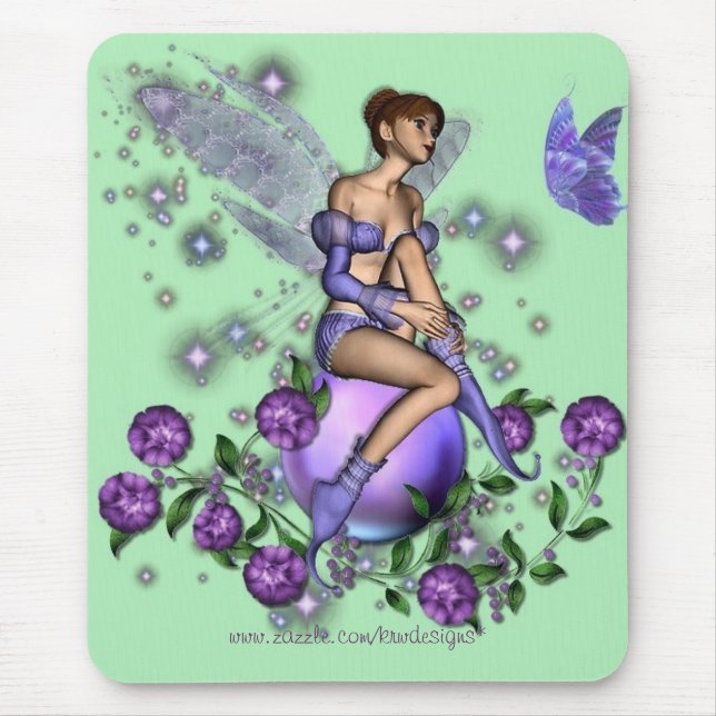 KRW Charming Faery - Customised Mouse Pad (Front)