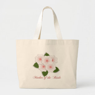 KRW Cherry Blossoms Mother of the Bride Large Tote Bag