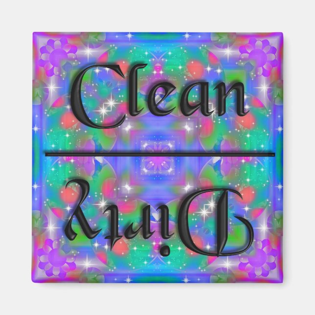 KRW Clean and Dirty Kitchen Magnet (Front)