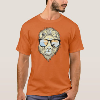 KRW Cool Lion with Shades Whimsical Tee
