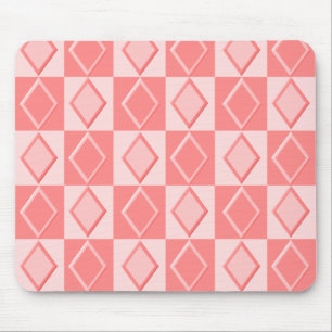 KRW Coral Diamonds Mouse Pad