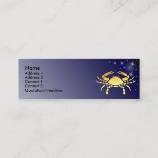 KRW Custom Cancer Zodiac Sign Profile Card