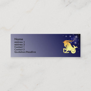 KRW Custom Capricorn Zodiac Sign Profile Card