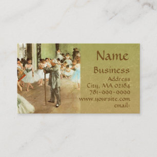 KRW Custom Degas Ballerinas Business Card