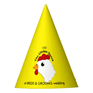 KRW Custom Funny Chicken Dance Wedding Hat