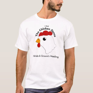 KRW Custom Funny Chicken Dance Wedding T-Shirt