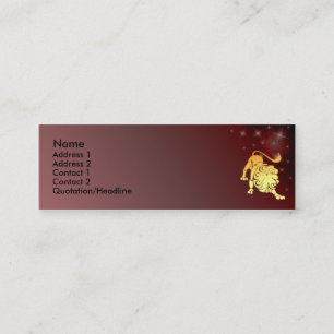 KRW Custom Leo Zodiac Sign Profile Card
