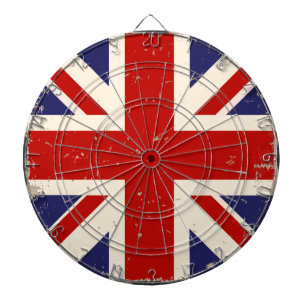 KRW Distressed British Flag Dartboard