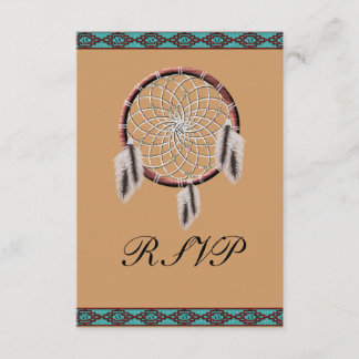 KRW Dreamcatcher Native American Wedding RSVP