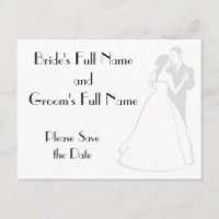 KRW Elegant Custom Save the Date Card