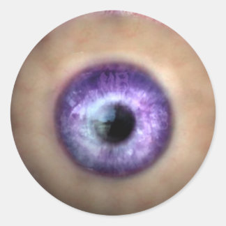 KRW Eye of the Monster Halloween Classic Round Sticker