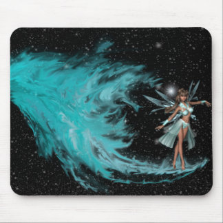 KRW Faery from the Fire - Birth of the Blue Faery Mouse Pad