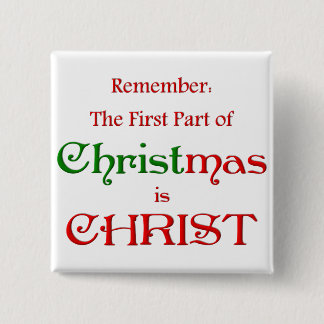 KRW First Part of Christmas 15 Cm Square Badge