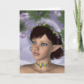 KRW Floral Fairy Fantasy Card
