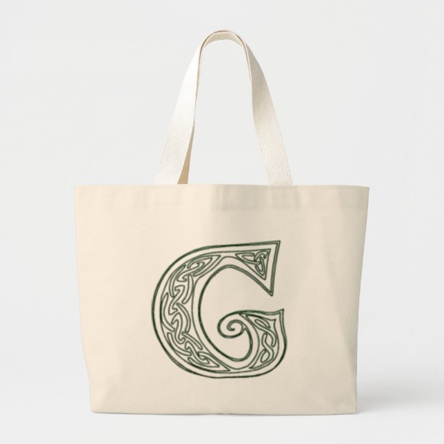 KRW - G - Celtic Monogrammed Tote Bag (Front)
