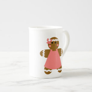 KRW Gingerbread Boy and Girl Bone China Mug
