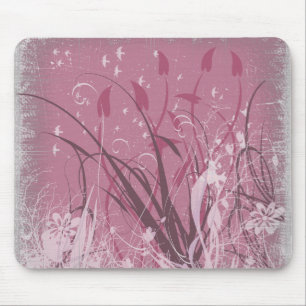 KRW Grunge in Pink Mouse Pad