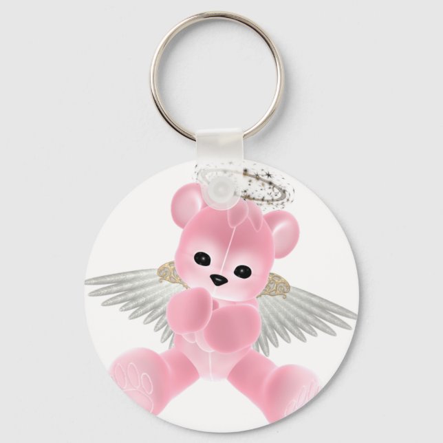 KRW Guardian Angel Bear Key Ring (Front)