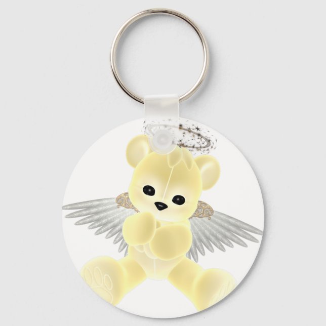 KRW Guardian Angel Bear Key Ring (Front)